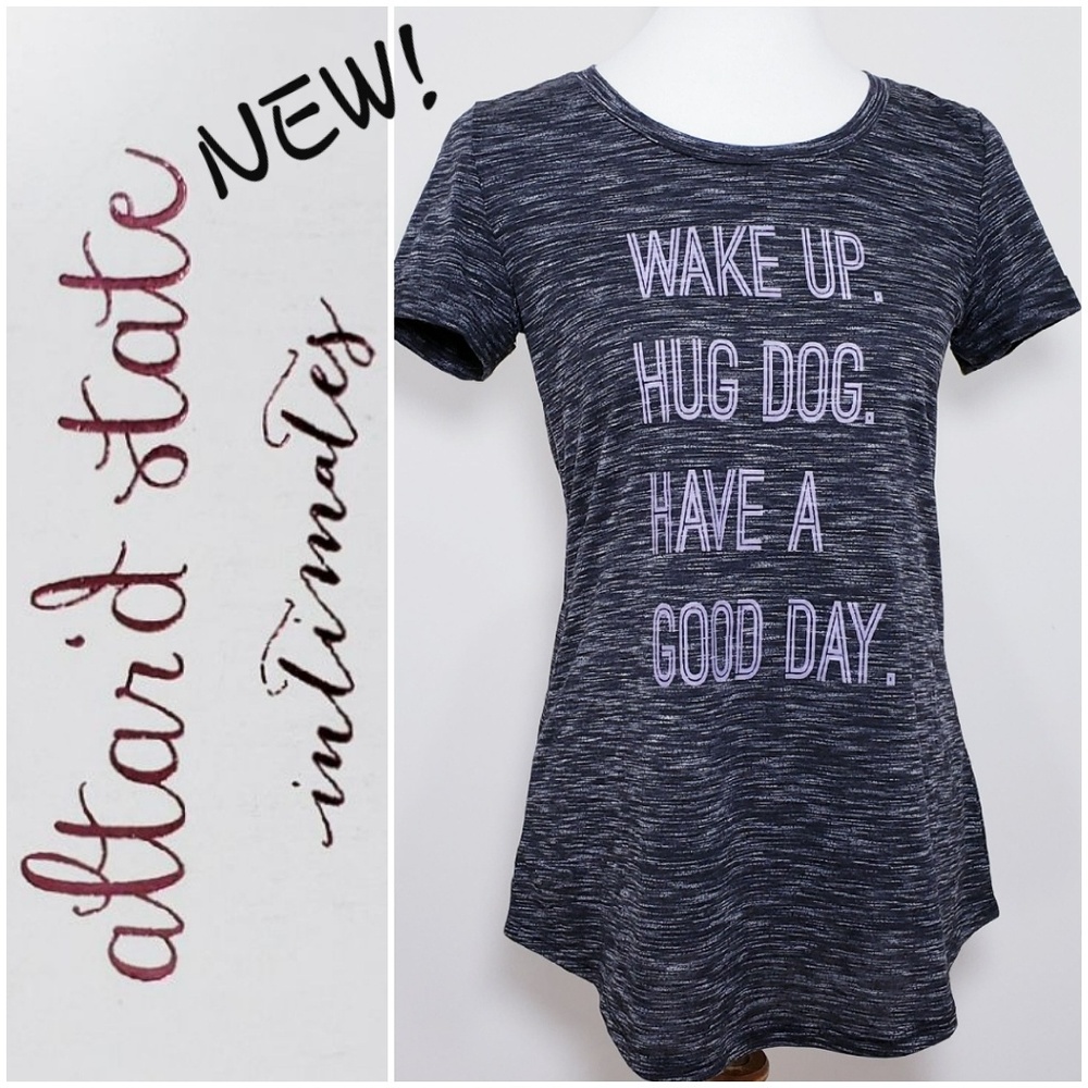 NEW! Altar'd State intimates short sleeve dog top 🤍Small - Picture 6 of 7